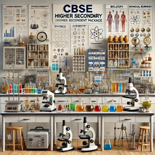Lab tools for physics, chemistry, biology.